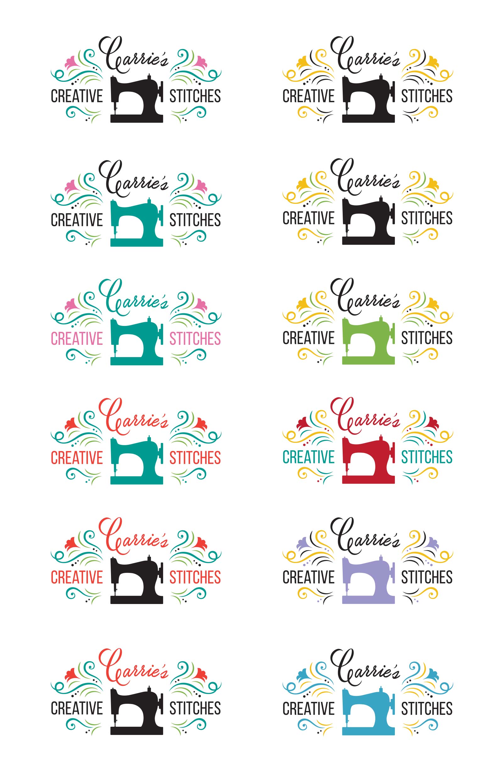 Carriescreativestitches Logo Coloroptions