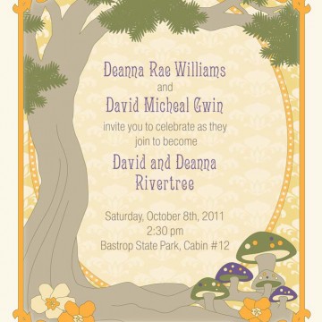 Rivertree Wedding Invitation