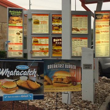 Whataburger Print Menus